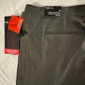 Style & Co Heather Gray Comfort Elastic Pants